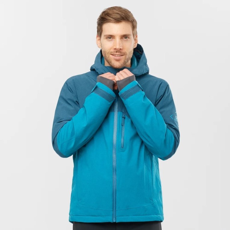 Chaquetas De Esquí Salomon Untracked Insulated Hombre Turquesa | MX PBUR215